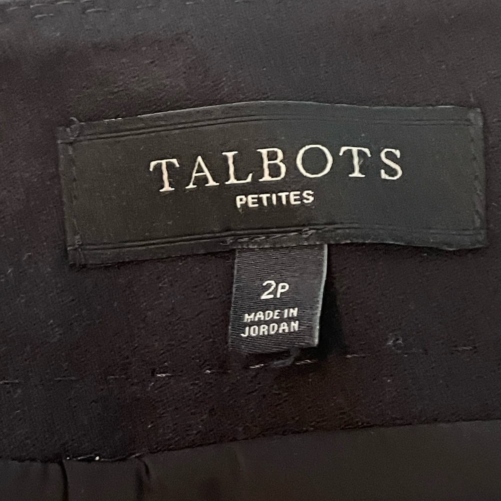 EUC Talbots Wool Blend Black Knee-Length Pencil Skirt for Work - Picture 3 of 6